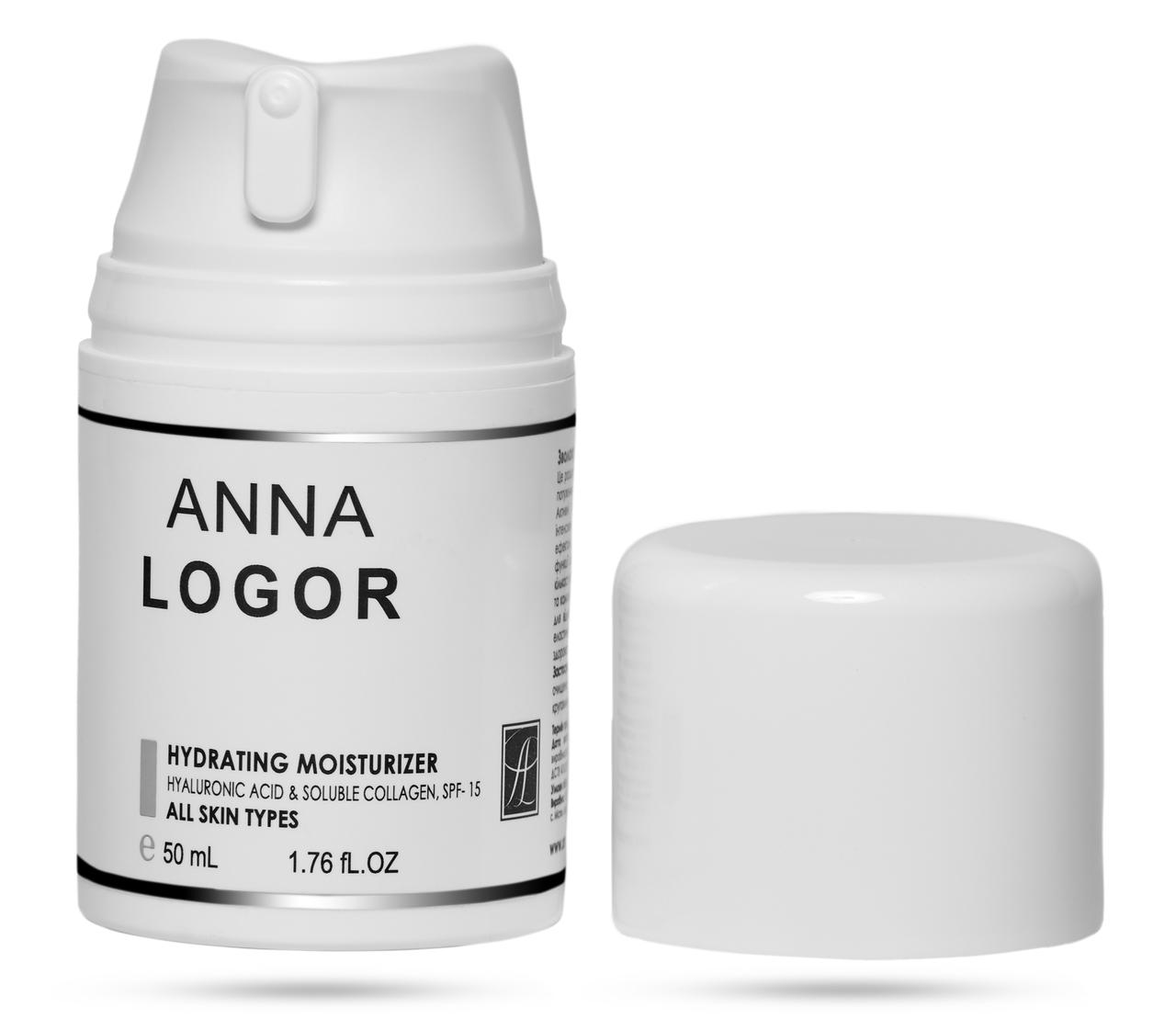 Зволожуючий крем для всіх типів шкіри Art.621 Анна Логор - Anna Logor Hydrating Moisturizer 50 мл Art.621