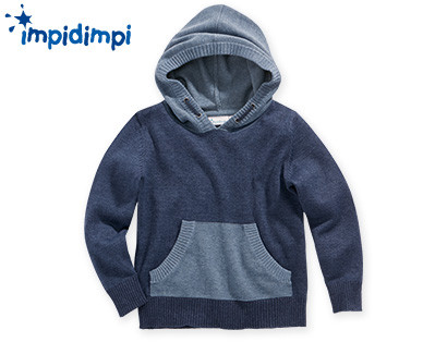 Светр із капюшоном синій Impidimpi разм.74/80, фото 1