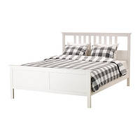 Каркас кровати IKEA HEMNES 160x200 см белая морилка Luröy 490.022.72