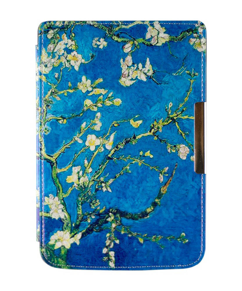 Обкладинка - чохол для електронної книги PocketBook 640/641 Aqua 2 з графікою Almond Blossoms