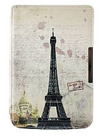 Обложка - чехол для электронной книги PocketBook 640/641 Aqua 2 с графикой Париж