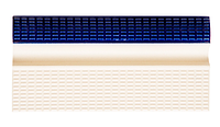 Плитка для басейну керамічна бордюрна з поручнем Aquaviva AV3-1/YC3-1