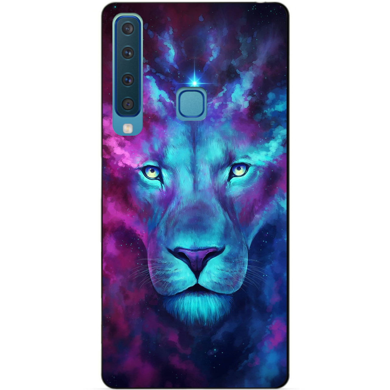 Бампер силіконовий для Samsung A9 2018 Galaxy A920 з малюнком Космічний лев