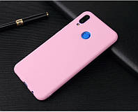 Чехол для Huawei P Smart 2019 / 51093FTA / POT-LX1 силикон Soft Touch бампер светло-розовый
