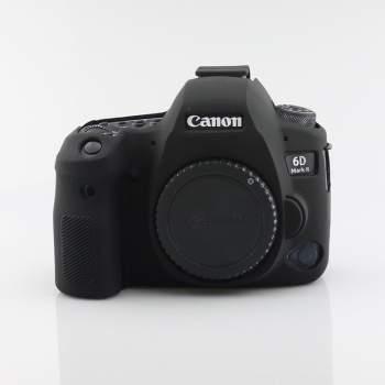 Захисний силіконовий чохол для фотоапаратів Canon EOS 6D Mark II - чорний