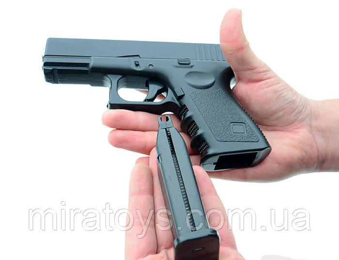 Дитячий металевий пістолет Глок 19 (Glock 19) Galaxy G15
