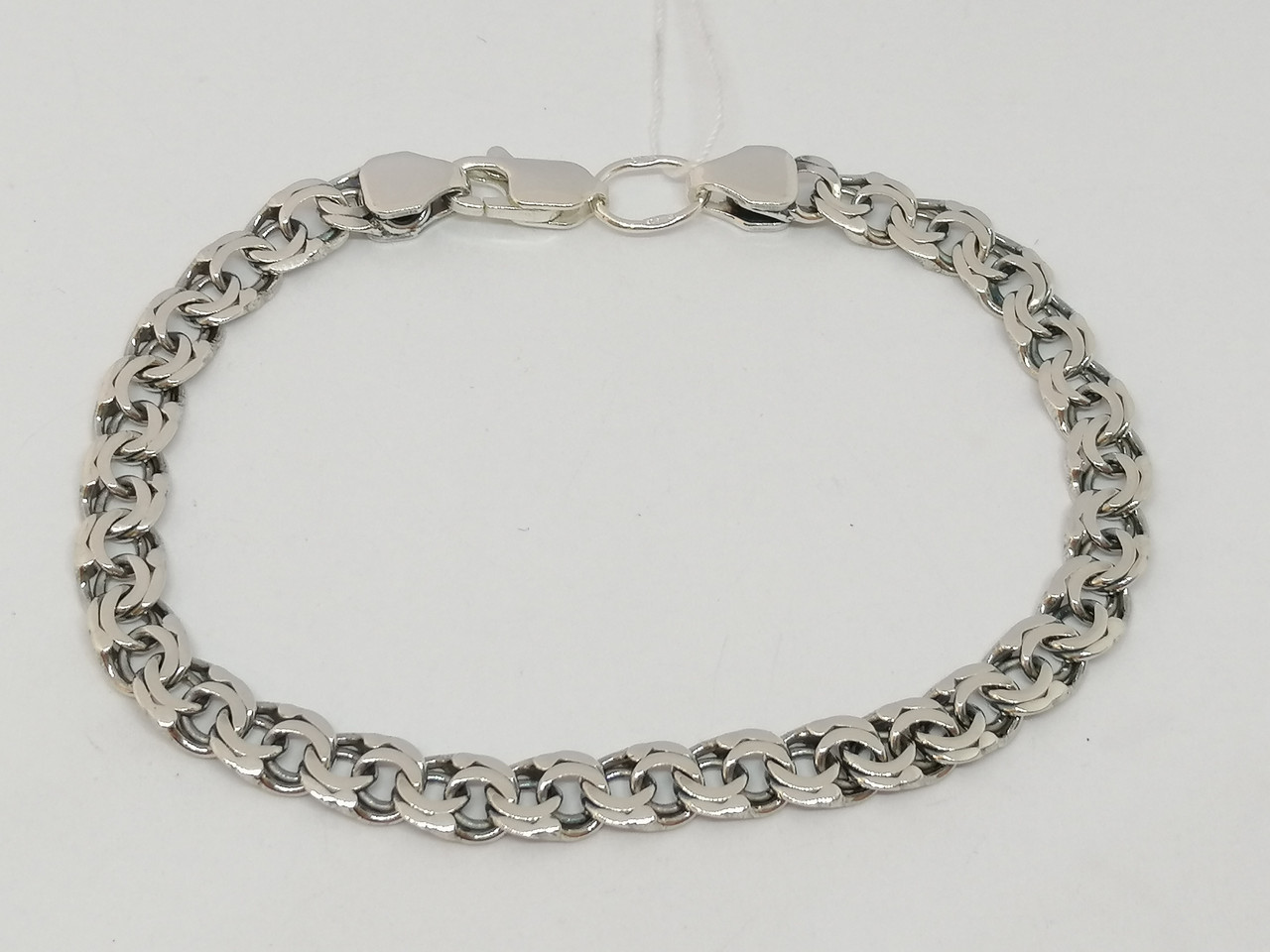 Срібний браслет (Бісмарк).   1702 18,5 (6мм) 21