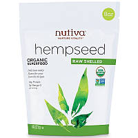 Очищенные сырые семена Nutiva "Hempseed Raw Shelled" (227 г)