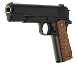 Пістолет страйкбольний Galaxy G13+ з кобурою (Colt M1911 Classic), фото 5