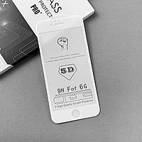 Захисне скло 5D для iPhone 6 / 6s White