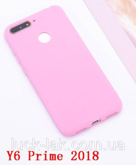 Чохол бампер для Huawei Y6 Prime, рожевий, фото 1