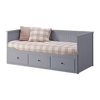 Диван-кровать с 3 ящиками IKEA HEMNES серый 603.722.76