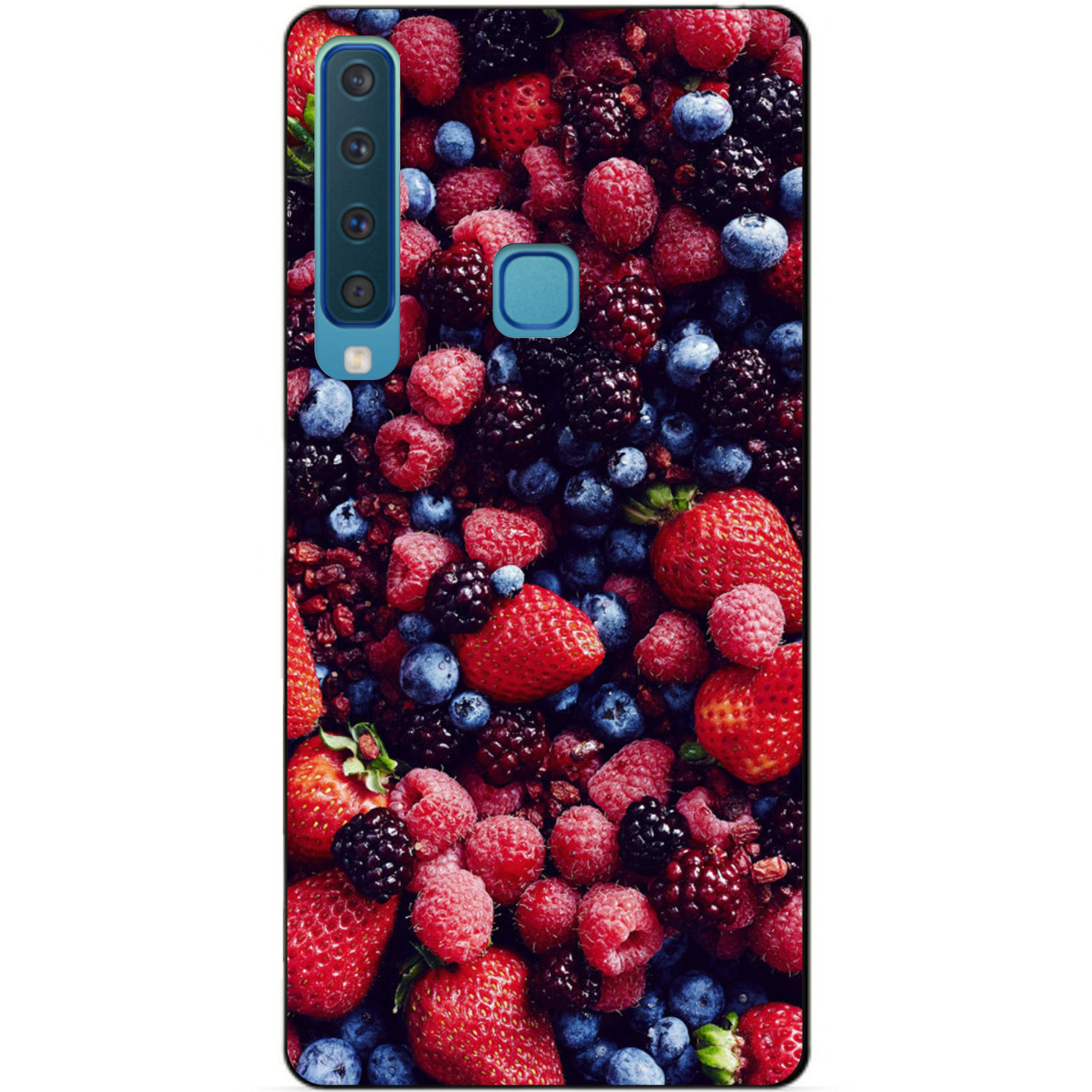 Силіконовий чохол для Samsung A9 2018 Galaxy A920 з малюнком Ягоди