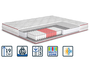 Матрац ортопедичний Four Red Carmin Кармін