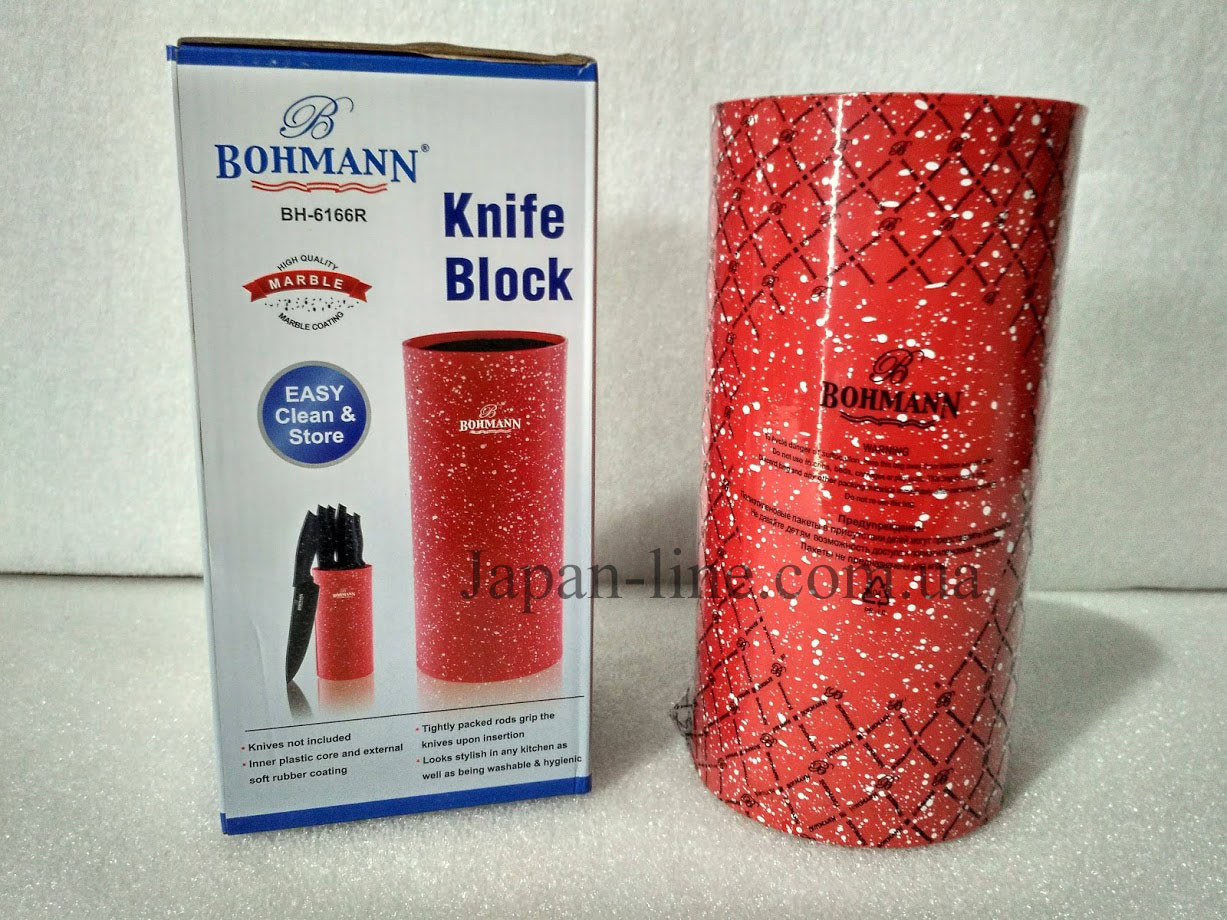 Підставка для ножів Bohmann BH 6166 red
