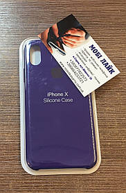 Чохол-накладка Sicone Case на телефон iPhone X фіолетового кольору