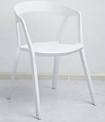 Стілець пластиковий садовий HARRY 210-APP White Evrodim