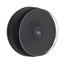 Портативна Bluetooth колонка HB Pebble водонепроникна, на присоску, чорна, фото 4