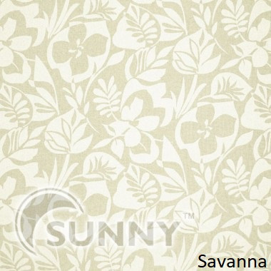 Рулонні штори для вікон у відкритій системі Sunny, тканина Savanna, фото 1