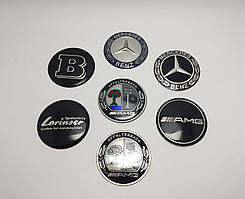 Емблема клавіші керування мультимедіа Mercedes AMG Brabus Lorinser Affalterbach