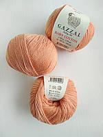 Пряжа Gazzal Cotton Baby - 3465 персик темний