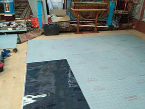 Монтаж теплої підлоги у церкві с.Тулова (Снятинський р-н) 9