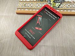 Чохол-бампер GKK 360 для Xiaomi Redmi 6 — червоний