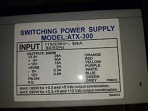Брендовий блок живлення БЖ Switching Power 300W / 300Вт, фото 2
