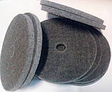 Піна коло полірувальний 150*10*22 р180 сірий неткане волокно абразив, фото 2