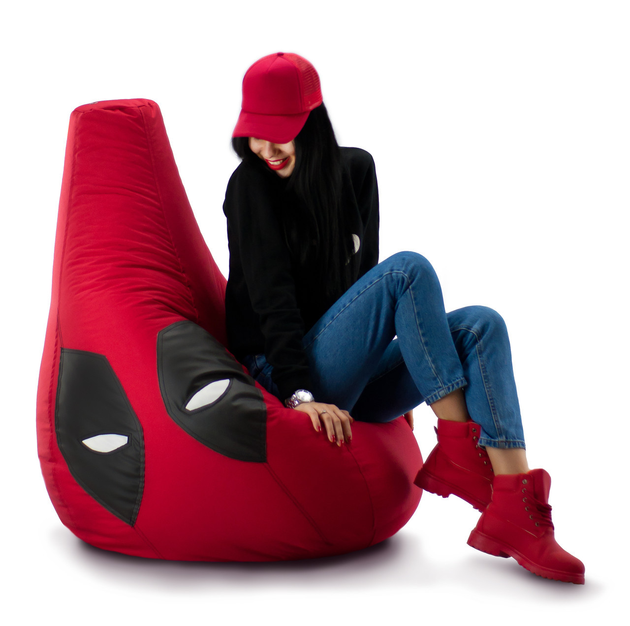 Крісло мішок груша Дед Пул 85*105 см, фото 1