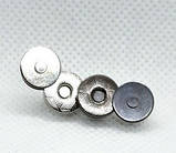 Кнопка магніт паркет 10 мм темний нікель, фото 5