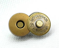 Кнопка магніт 15 мм антик