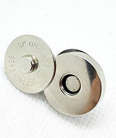 Кнопка магніт 18 мм нікель