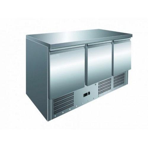 Холодильний стіл Rauder SRH S903S/S TOP тридверний без борту з нижнім агрегатом