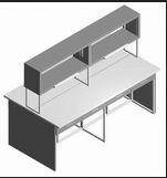 Стол лабораторный островной СО-1П-ЛЯ-2.2