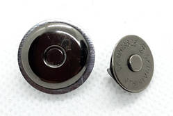 Кнопка магніт тарілка 16 мм темний нікель