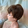 Коротка перука з термоволокна русявий E-9318-10, фото 5