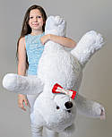 Плюшевий ведмедик Mister Medved Білий 110 см, фото 3