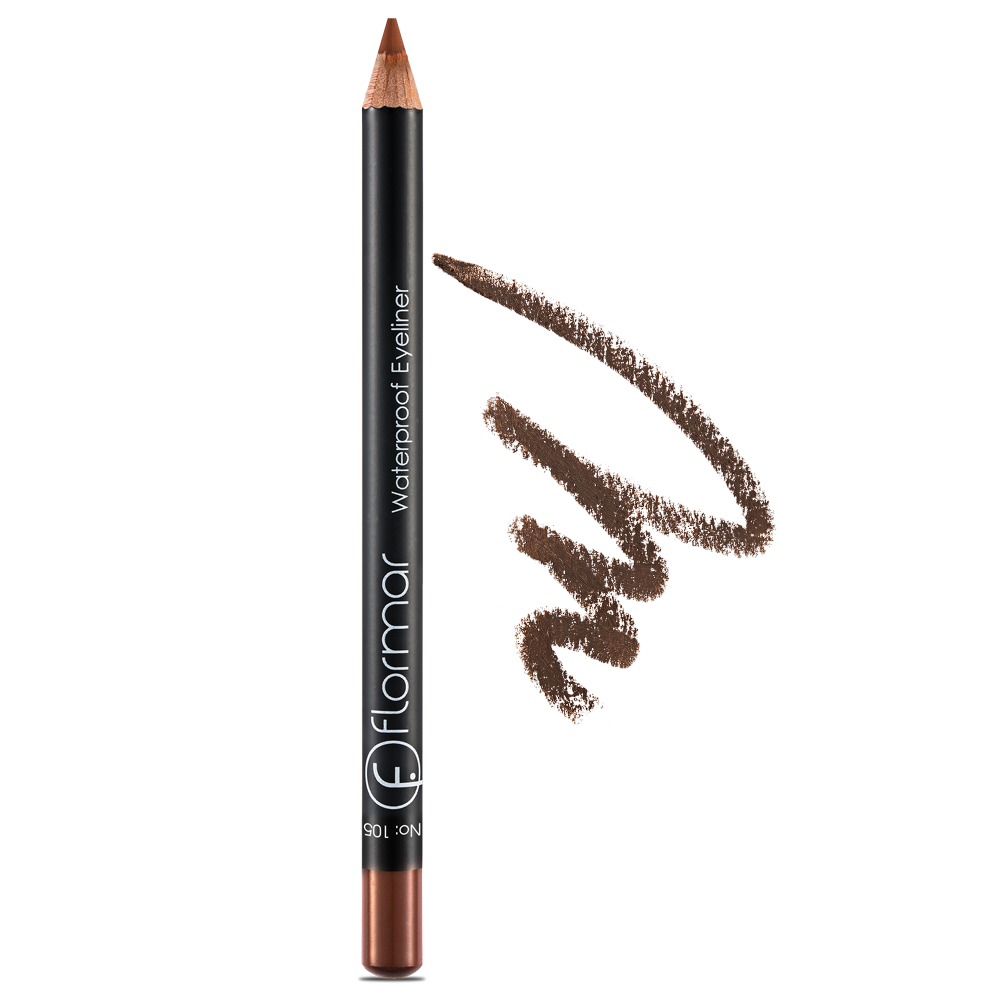 Водостійкий олівець для очей Flormar 107 Copper Brown 1,7 г (2736031)