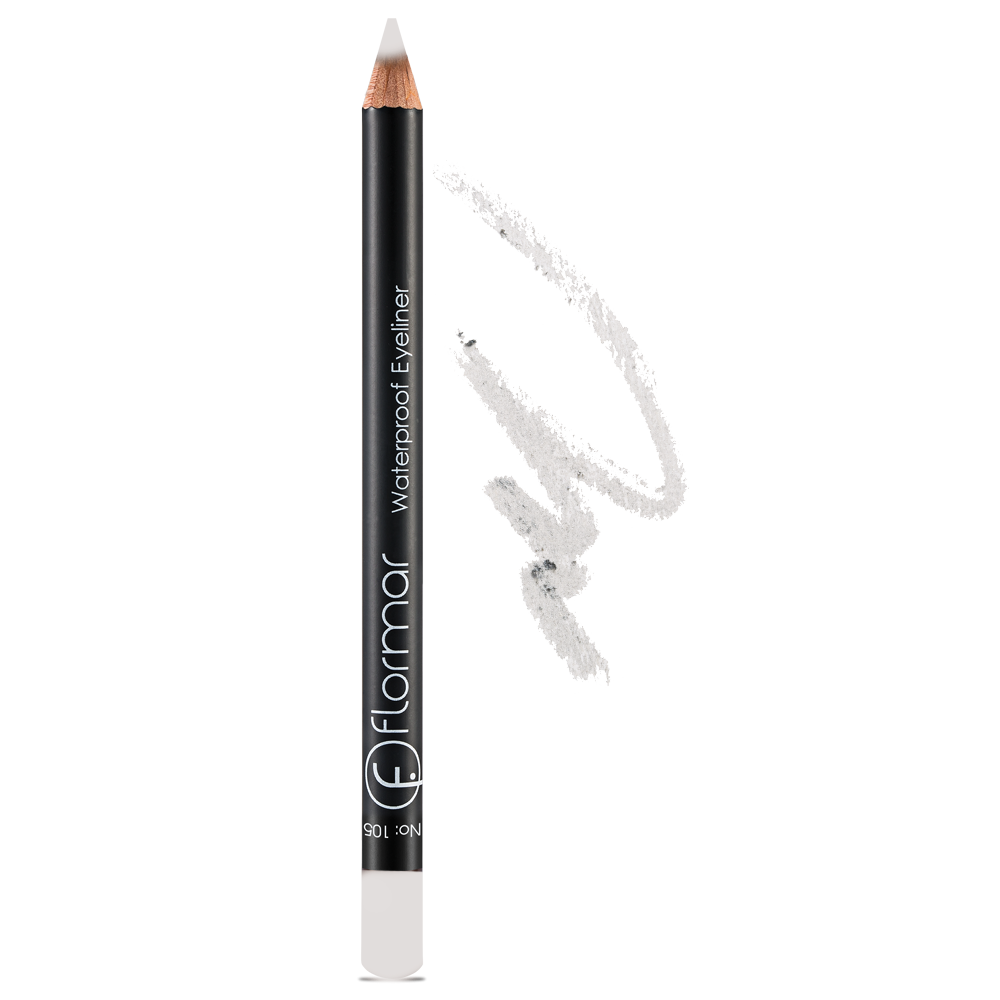 Водостійкий олівець для очей Flormar 108 Shiny Silver 1,7 м (2736032)