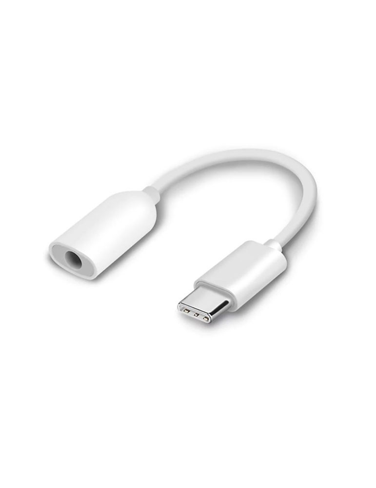 Перехідник Xiaomi Headphone Adapter Type-C / Jack 3,5 мм Білий (SJV4091TY)