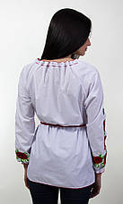 Вишита жіноча блуза з червоними маками, фото 3