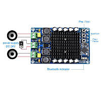 XH-A102 Усилитель звука 2х100w с Bluetooth 4.1 на базе TDA7498 DC12-30V