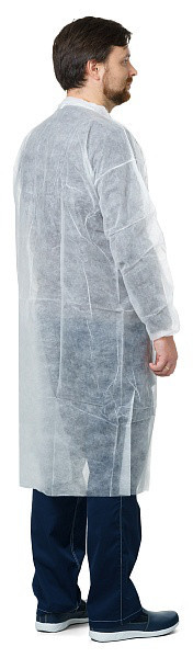 Халат для відвідувача XXL, на кнопках нестерильний