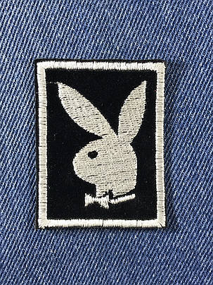 Нашивка Playboy 48x62 мм, фото 1