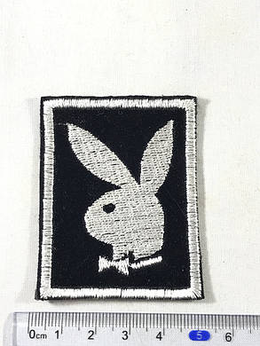 Нашивка Playboy 48x62 мм, фото 3