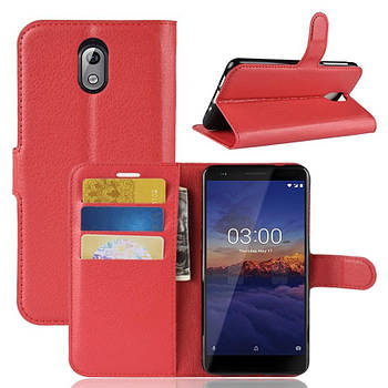 Чохол-книжка Litchie Wallet для Nokia 3.1 Червоний