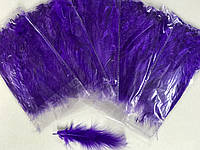 Перья для воздушных шаров и декора фиолетовые, 10 грамм