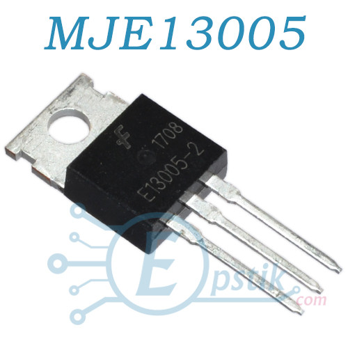 MJE13005-2, транзистор быполярный NPN, 400В, 4А 75Вт, TO220: продажа ...