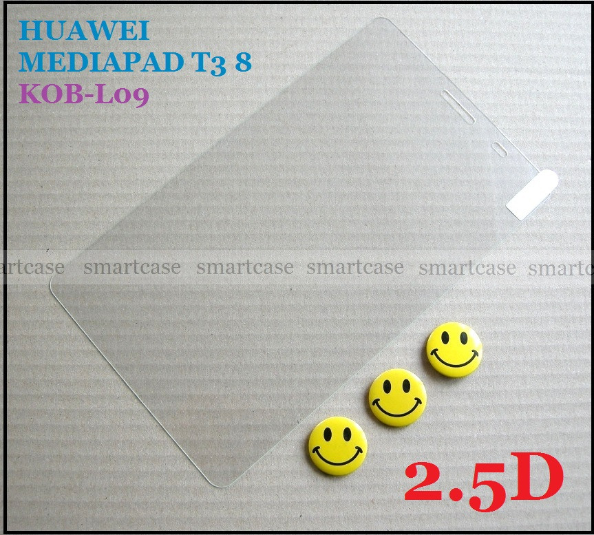 2.5d захисне скло з гладкими краями для Huawei mediapad T3 8 KOB-L09, 0.33 мм 9H